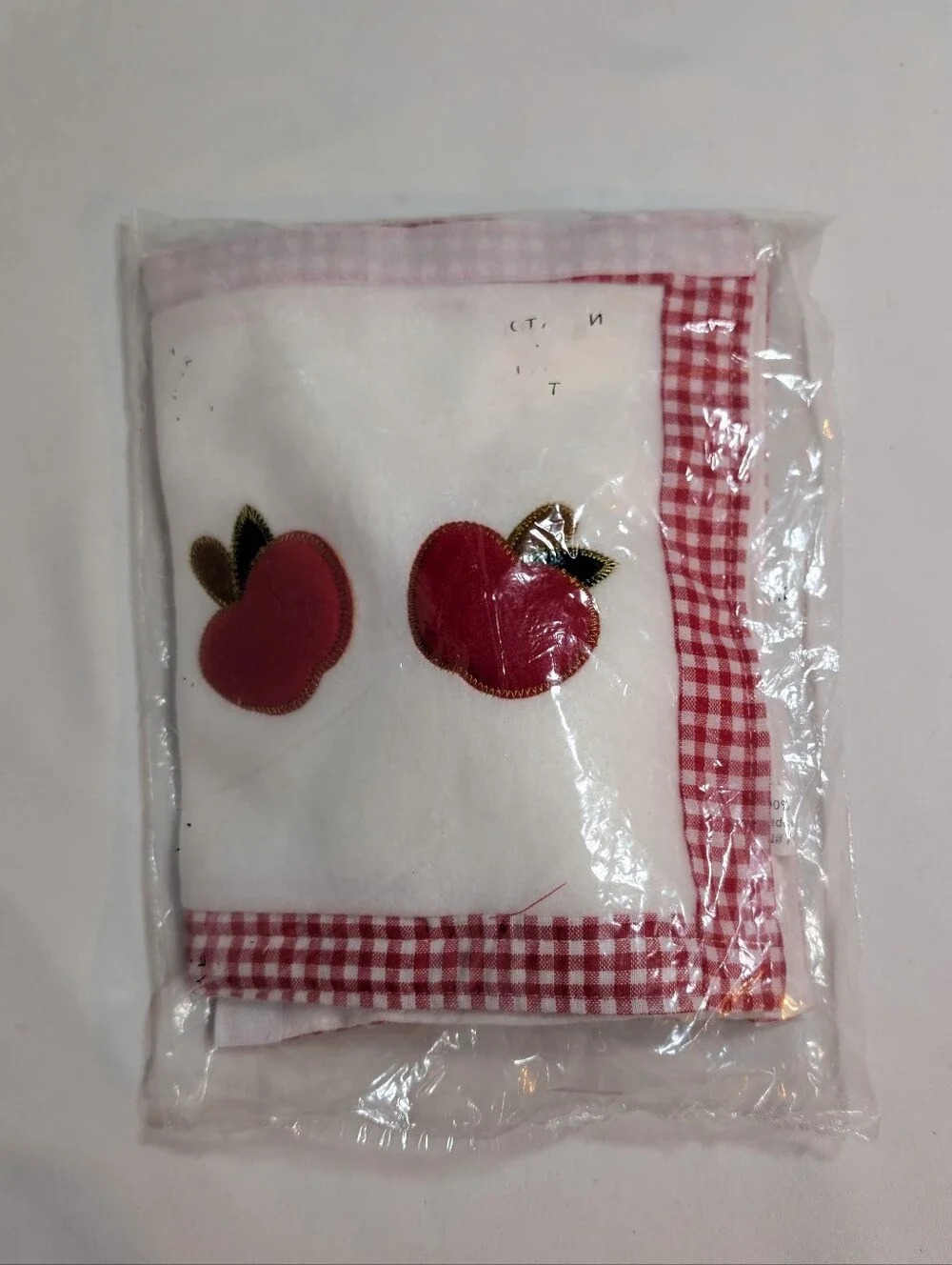 Apple Cottagecore Prariecore Kitchen Appliance Oven Handle Cover White Red Cute